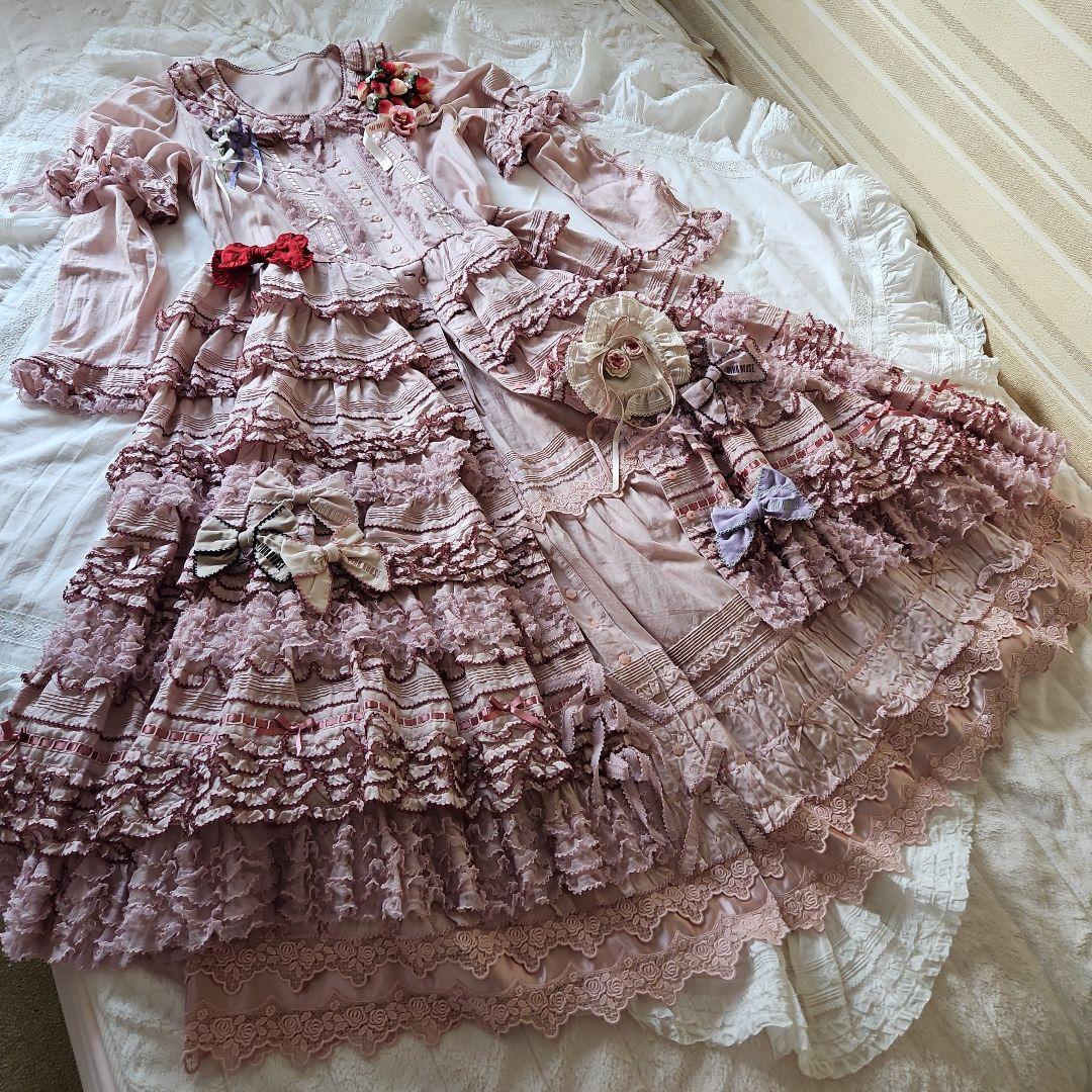 ★ピンクハウス★❤️阪神限定ワンピースとサッシュベルト✨綿ローン✨ピンク