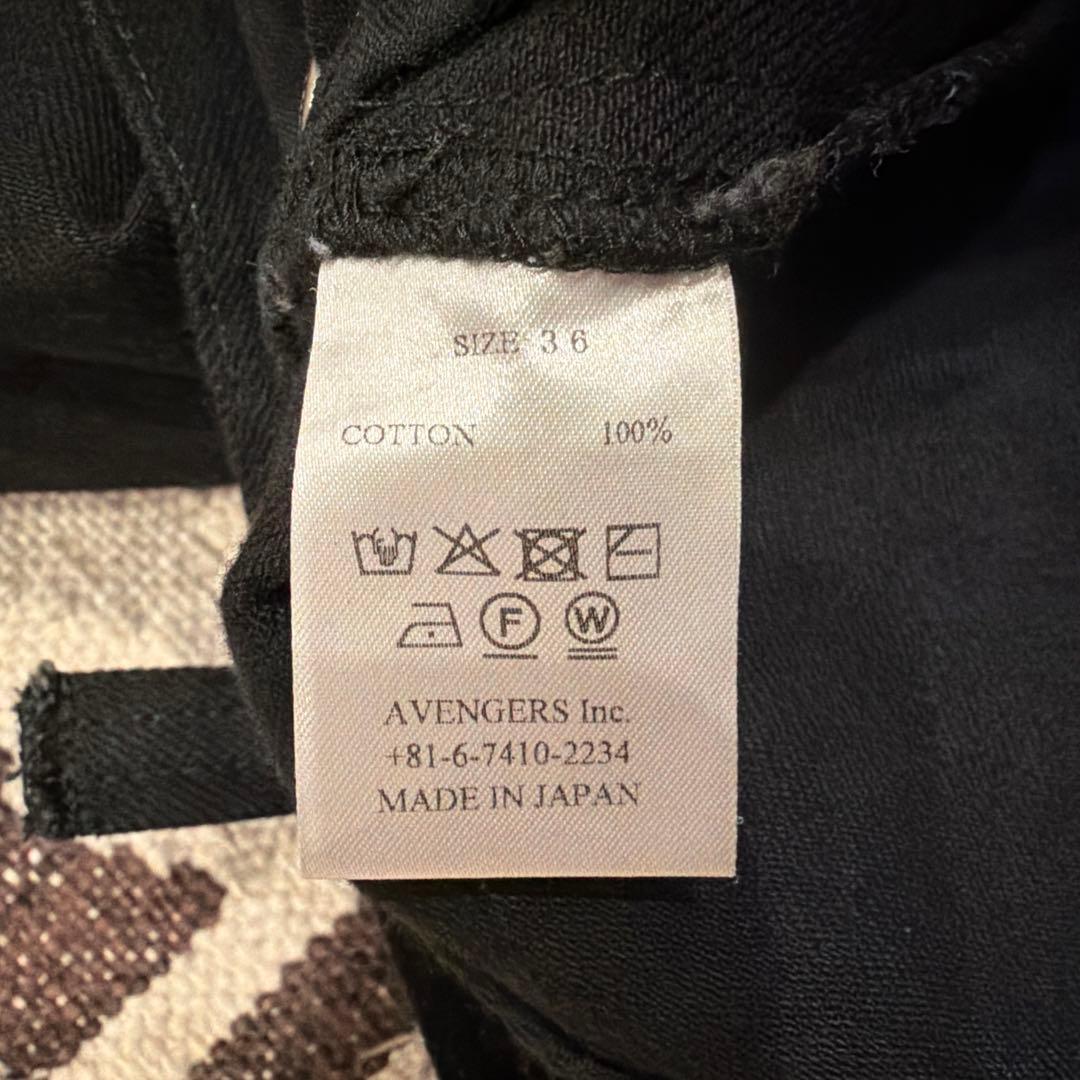 パンツ greatAnd original Logan black denim pant