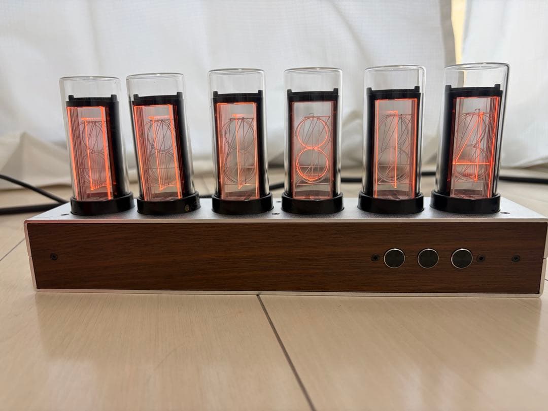 AZUREST Gixie Clock ギクシークロック ニキシー管風 置時計
