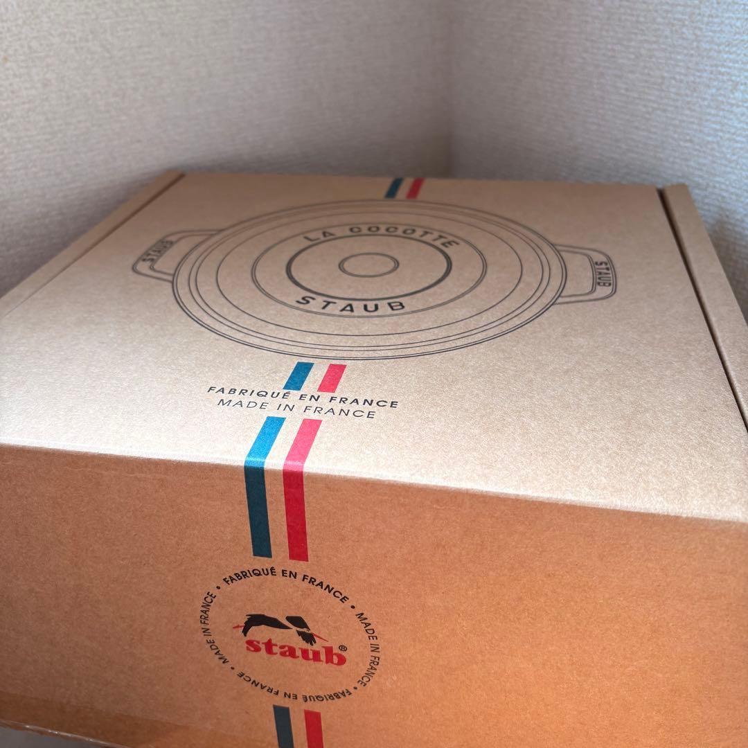 【早い者勝ち】新品　STAUB グランドココット　24cm シフォンローズ　深鍋