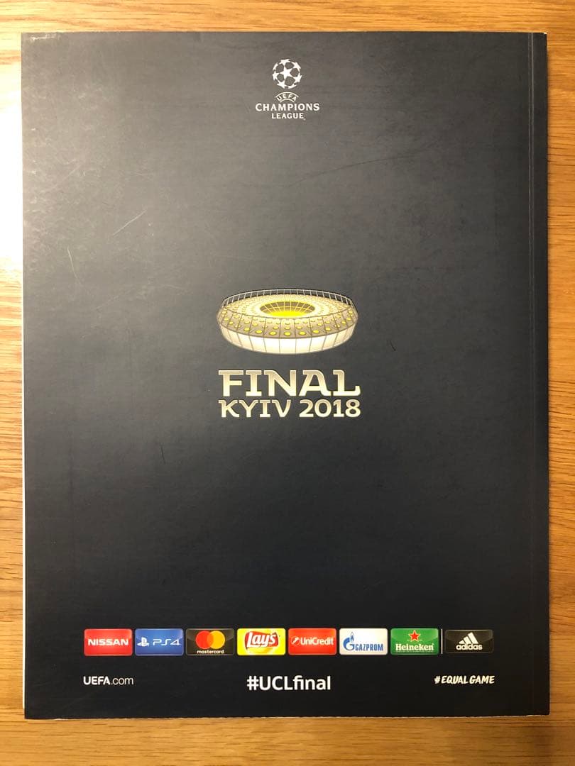 【絶版・国内未発売】チャンピオンズ・リーグ 2018 決勝 公式プログラム