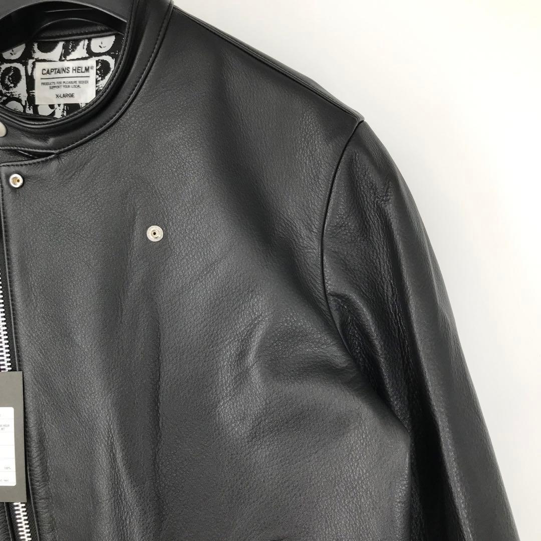 キャプテンズヘルム　ライダースジャケット　XL　牛革　レザー