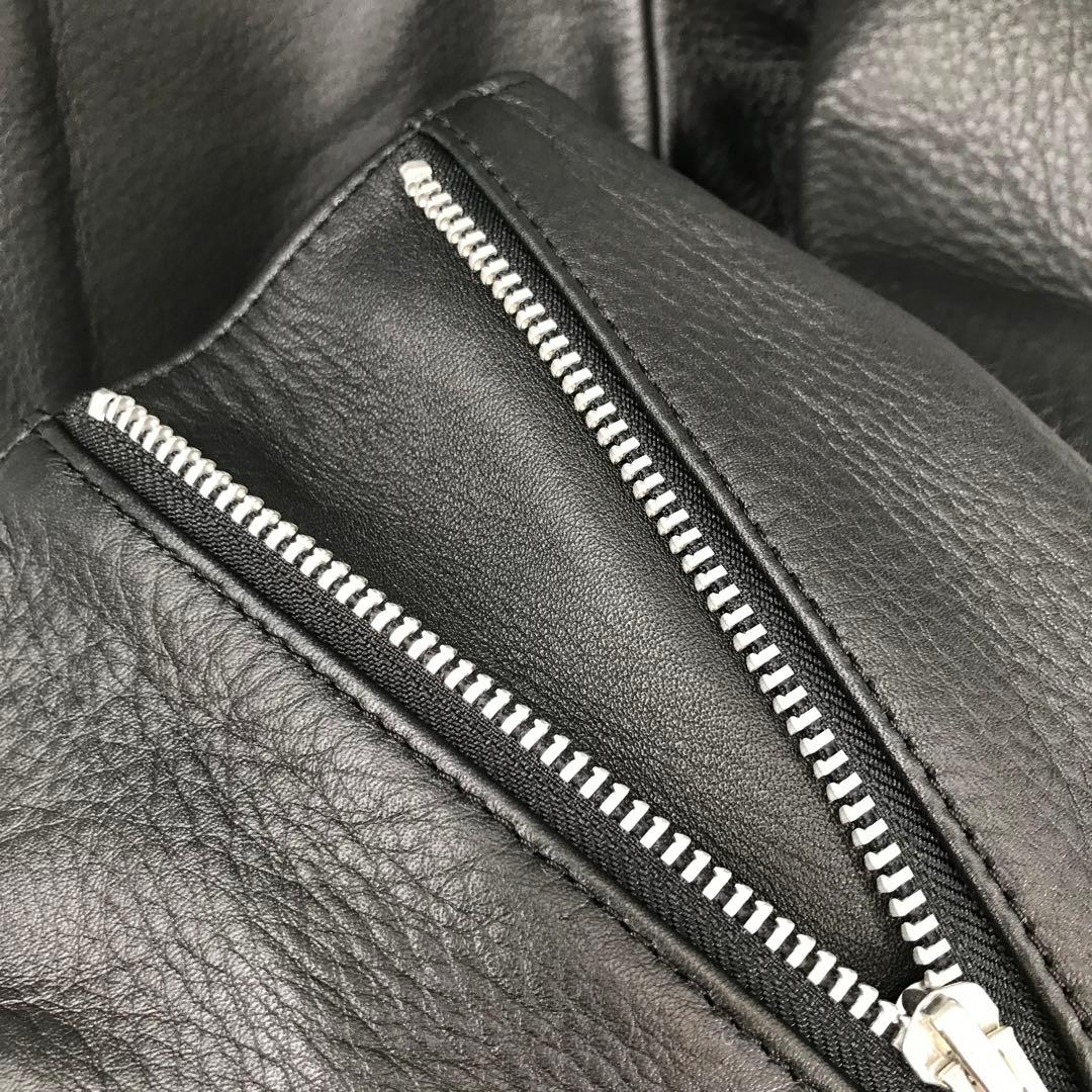 キャプテンズヘルム　ライダースジャケット　XL　牛革　レザー
