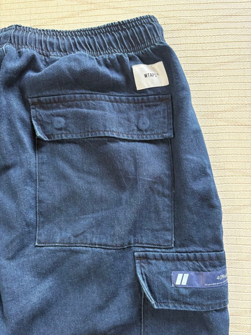 WTAPS ダークブルー カーゴパンツ X02