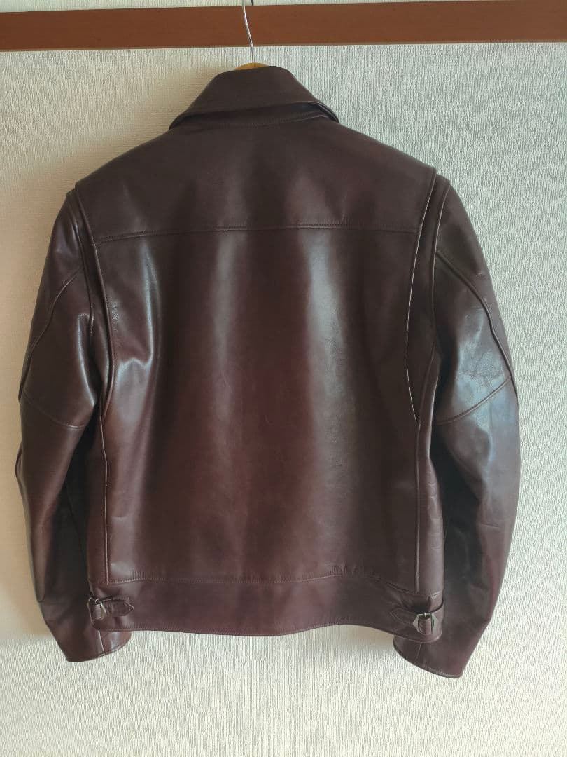 あ*こ様 RADIALL ラディアル　茶 レザージャケット　サイズ38 牛革