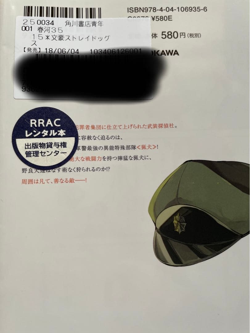 文豪ストレイドッグス漫画15巻＋小説6巻＋外伝絵巻