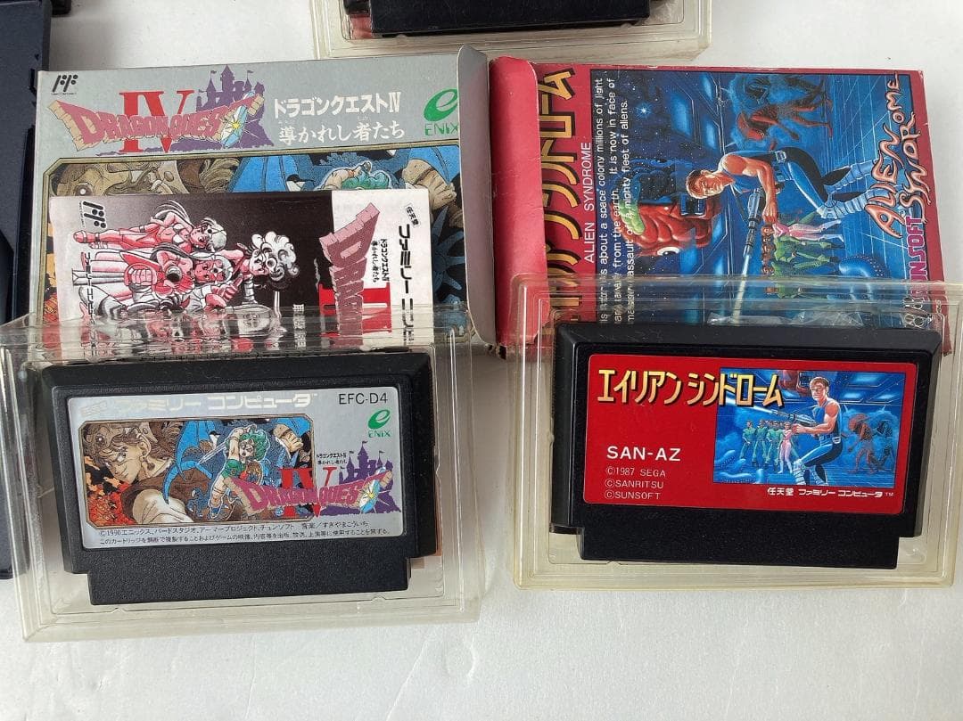 レトロゲームセット　信長の野望　ドラゴンクエスト　がんばれゴエモンたけしの挑戦状