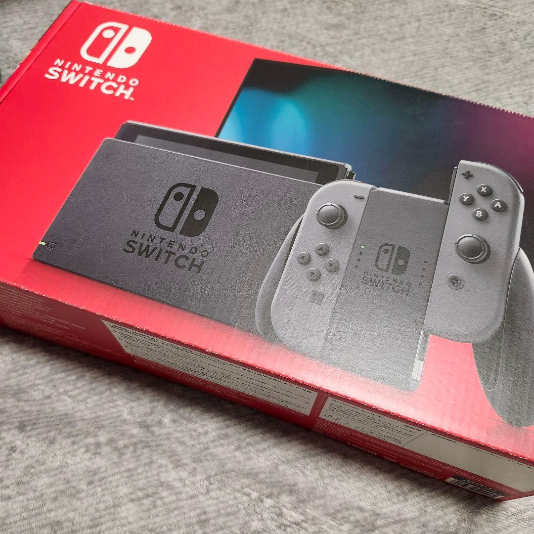 Nintendo Switch グレー 本体 + 付属品+microSDカード