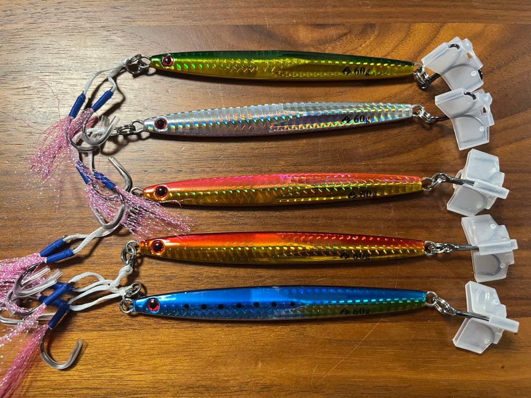 ARAKA JIG アラカジグ　60g ver.1.0 5本まとめて　釣りよか