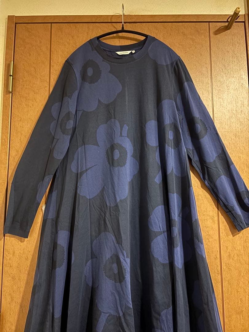 マリメッコ花柄コットンワンピース