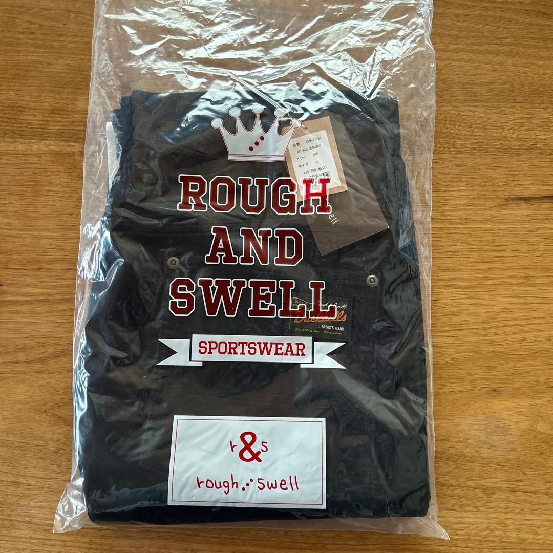 ROUGH AND SWELL コーデュロイパンツ L ダークネイビー