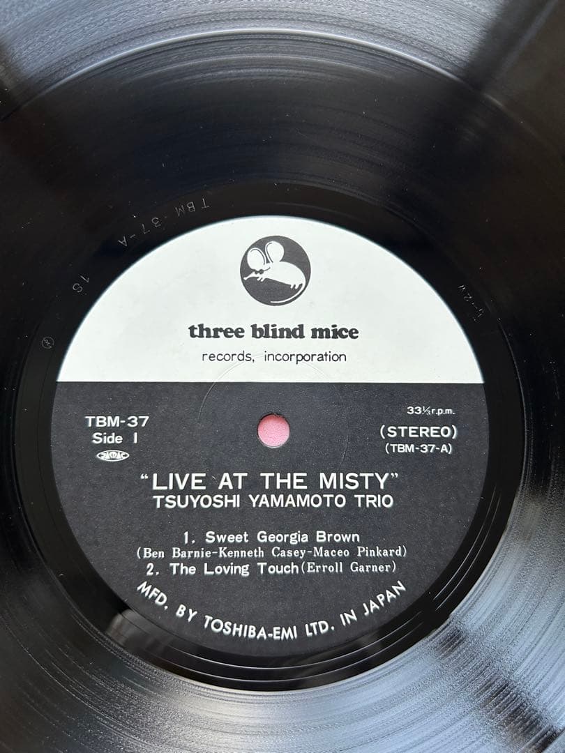 山本剛 Trio Live At The Misty TBM-37