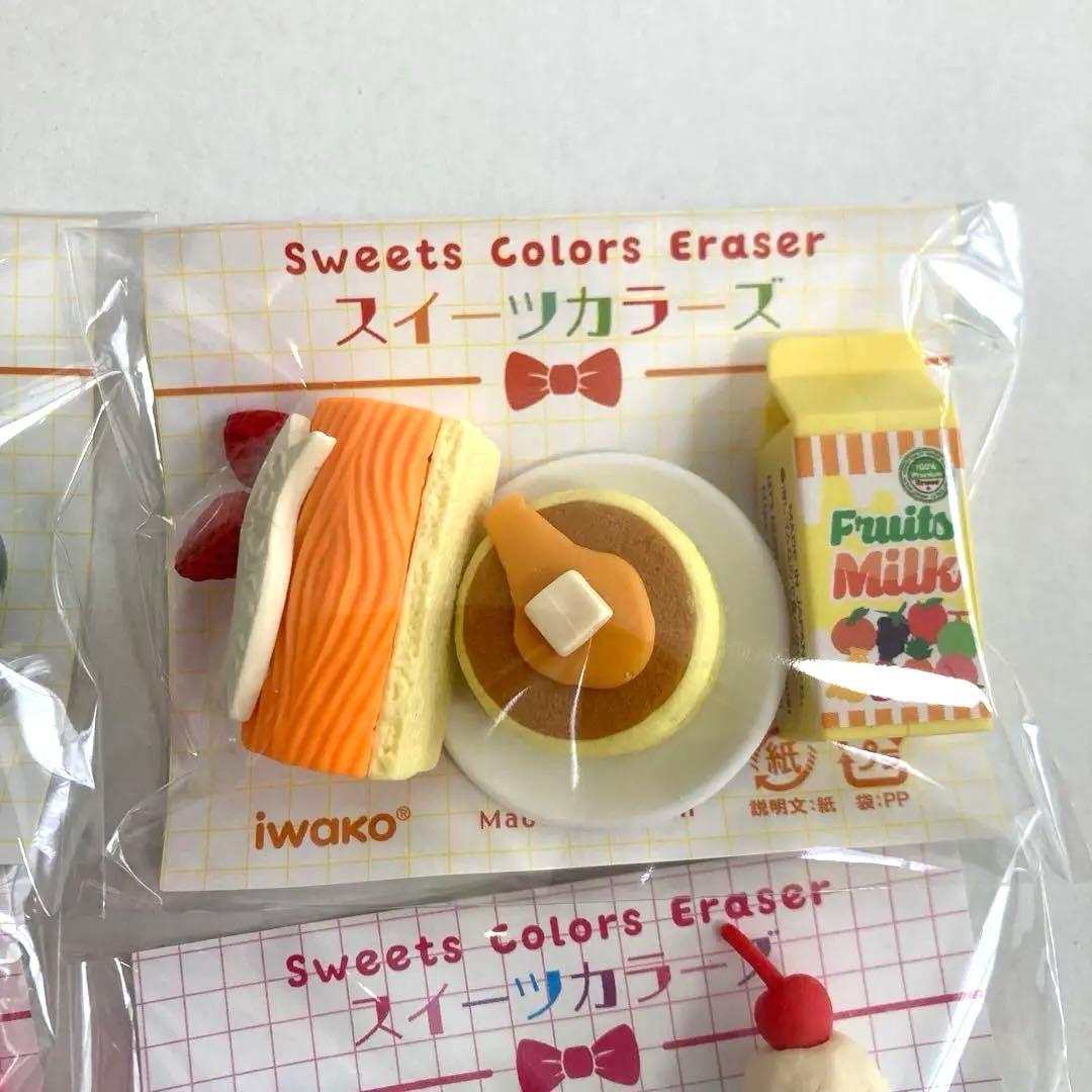 6点　イワコー　おもしろ消しゴム　博品館　TOYPARK 銀座　スイーツカラーズ