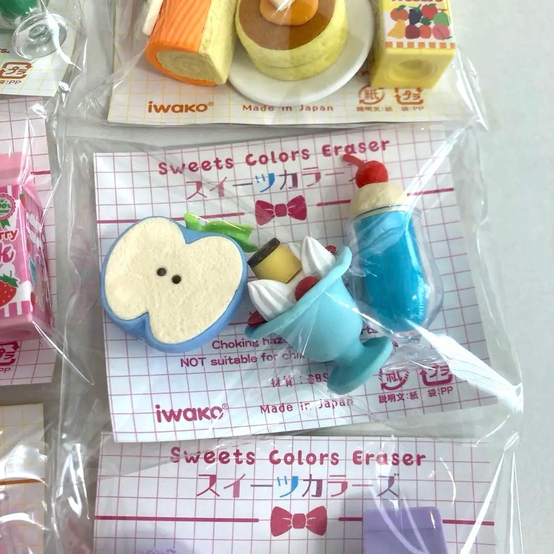 6点　イワコー　おもしろ消しゴム　博品館　TOYPARK 銀座　スイーツカラーズ