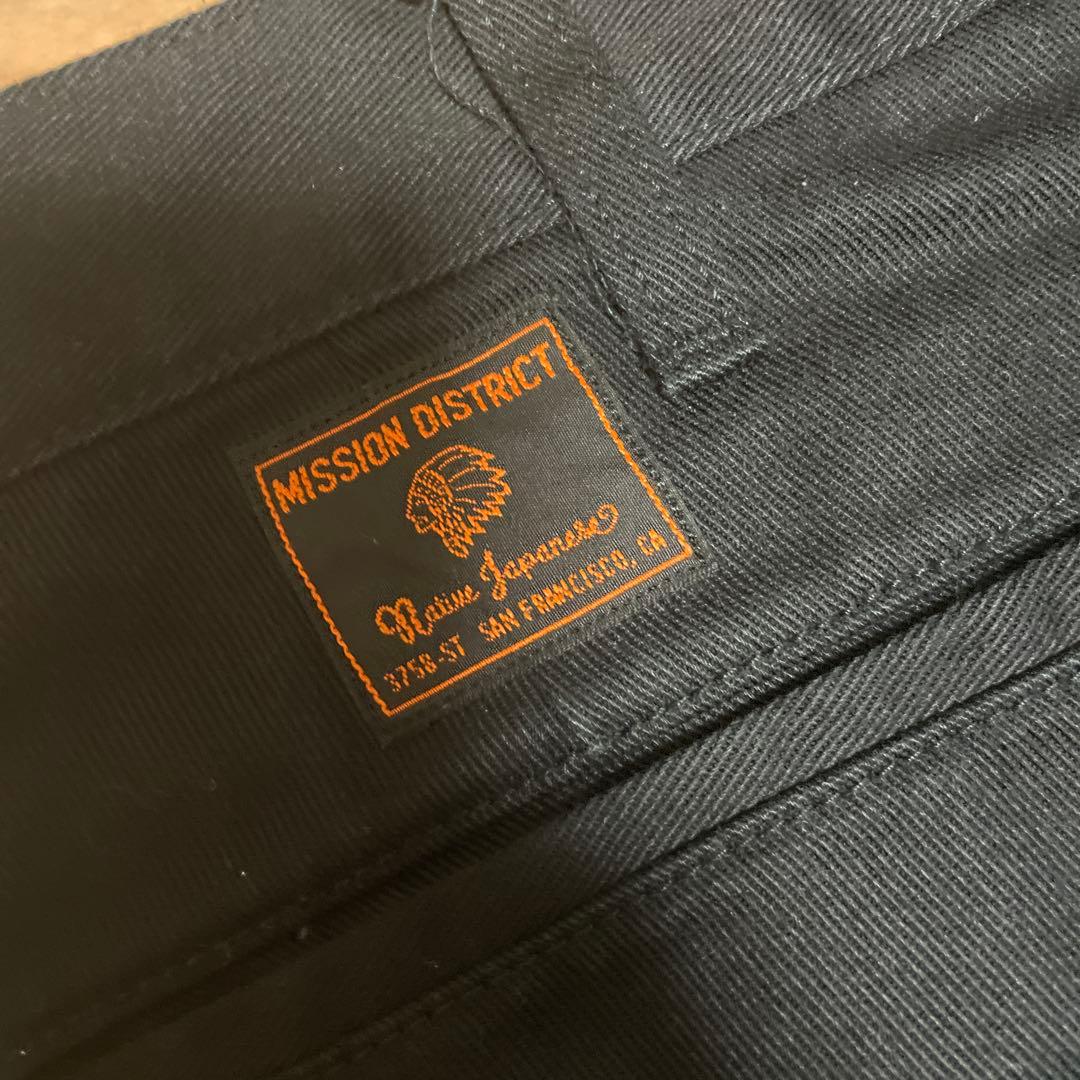 Mission District ブラック ワークパンツ