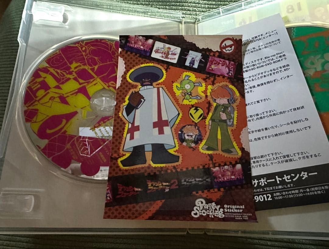 パンティ&ストッキングwithガーターベルト　DVD全6巻専用ボックス冊子6冊