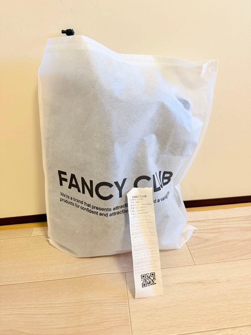 ブラック FANCY CLUB ショルダーバッグ領収書付き