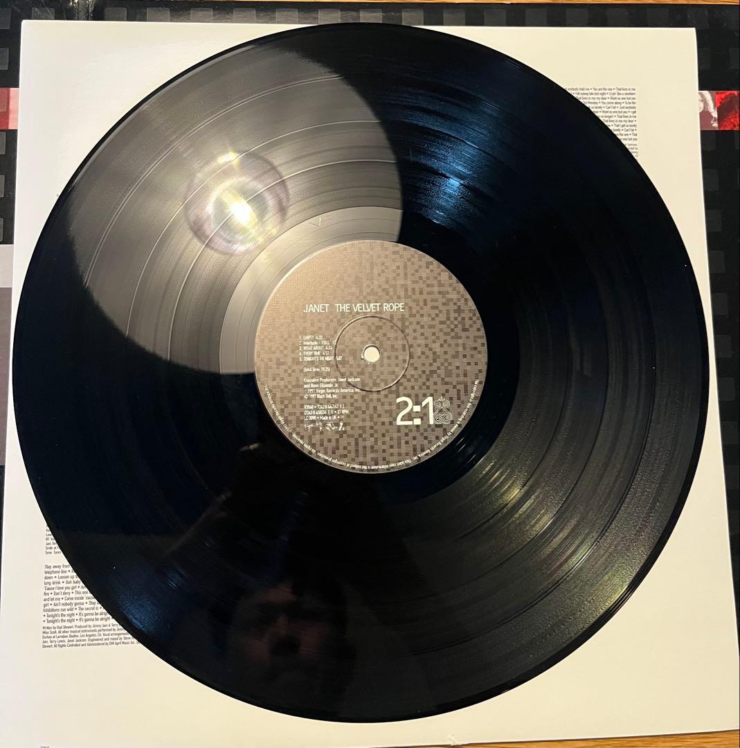 最終価格JANET THE VELVET ROPEレコード 2LP