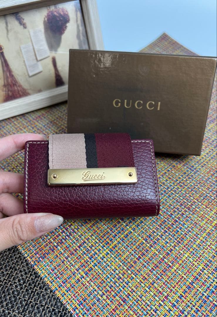 ✨極美品✨GUCCI グッチ シェリーライン　６連キーケース　箱付き