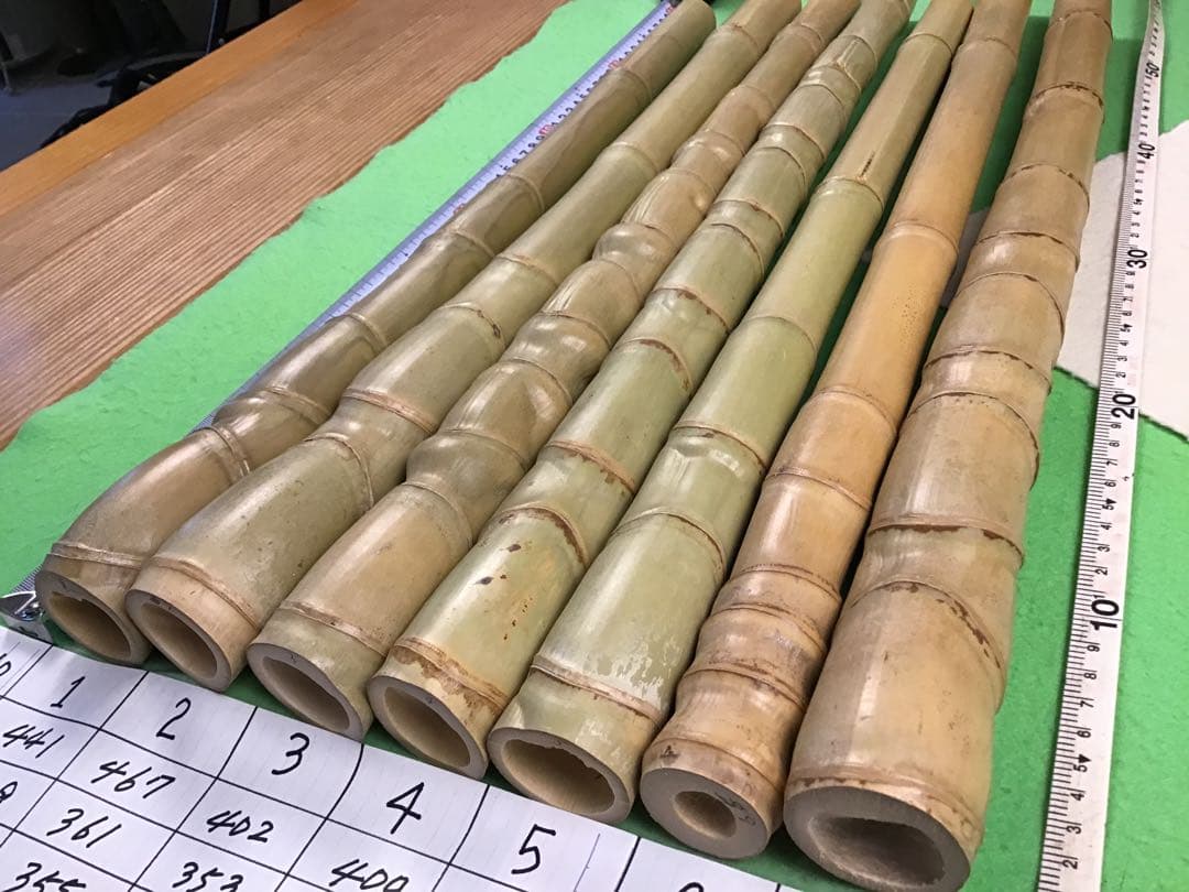 rokusan、和笛etc用布袋竹「超極太」6本セット