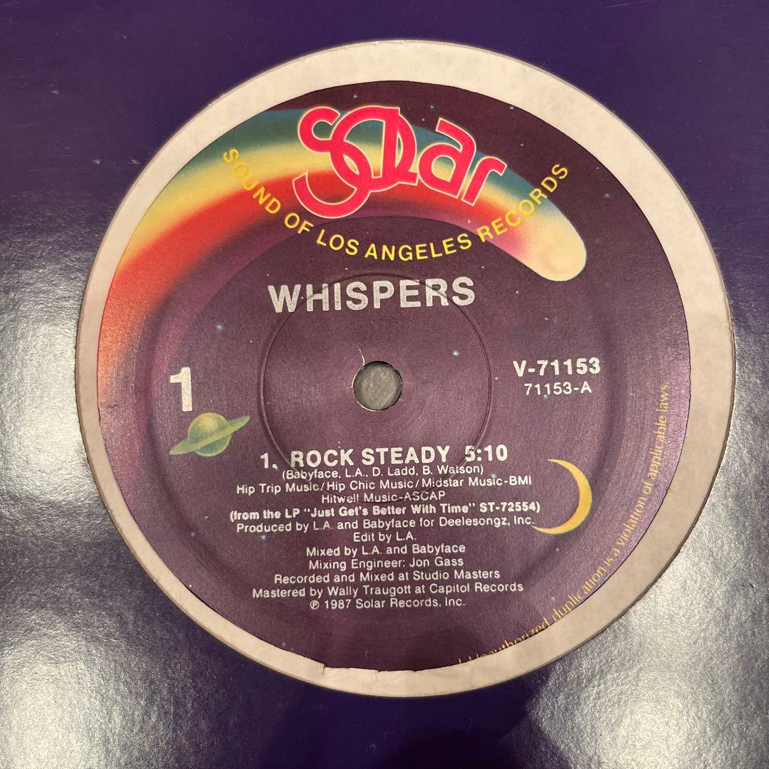 The Whispers Rock Steady シングル V-71153