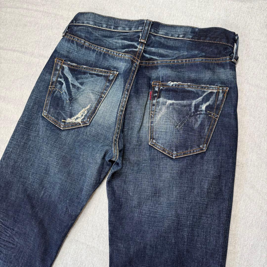 W34 Levi’s 501 47501 復刻 日本製 赤耳 セルビッジ デニム