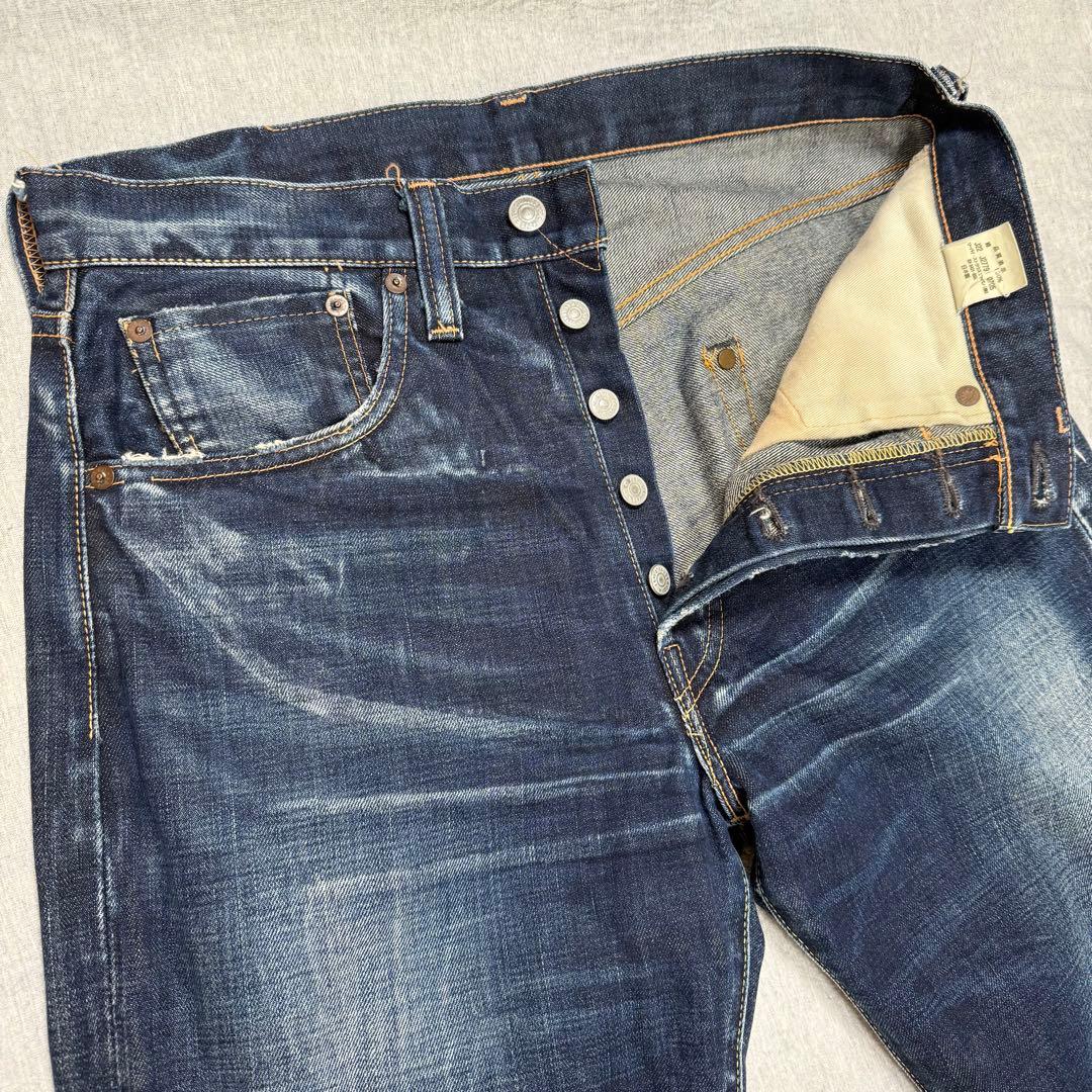W34 Levi’s 501 47501 復刻 日本製 赤耳 セルビッジ デニム