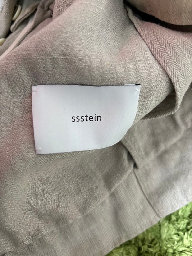ジャケット・アウター ssstein HEAVY LINEN HERRINGBONE JACKET