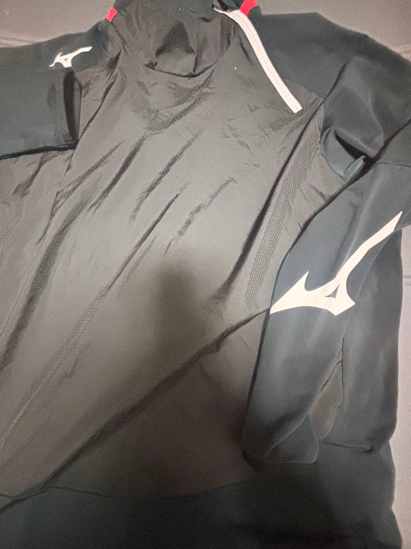 Mizuno ハイネック長袖ジャージ ブラック セットアップ