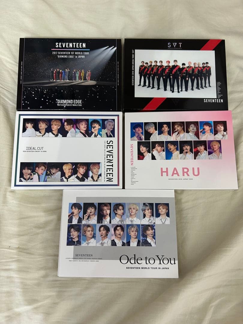 SEVENTEEN ライブDVDセット 5枚組　トレカ付