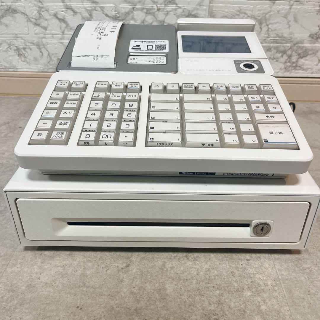 【美品】CASIO カシオSR-S4000-20SWE レジスター