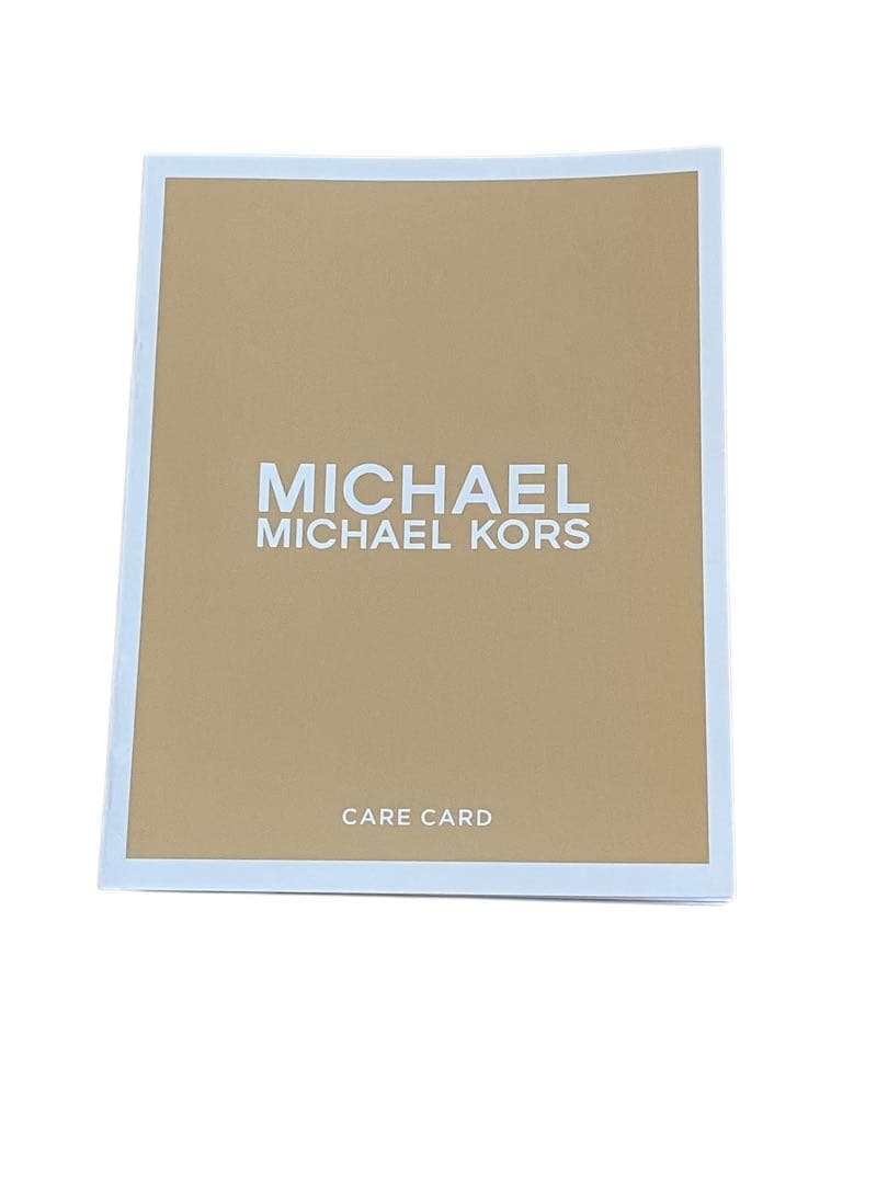 MICHAEL KORS ベージュ ロゴバッグ 新品未使用　保存袋、付き