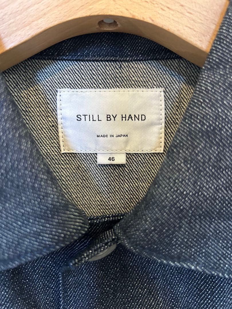 STILL BY HAND セルビッチデニムGジャン(ネイビー)