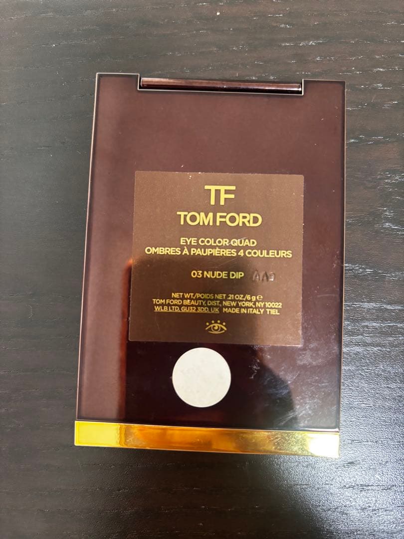 スウォッチ使用のみTOM FORD アイカラークワッド 03 ヌードディップ