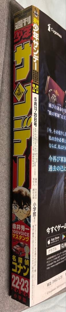 週刊少年サンデー 2020年22•23号 葬送のフリーレン 新連載号