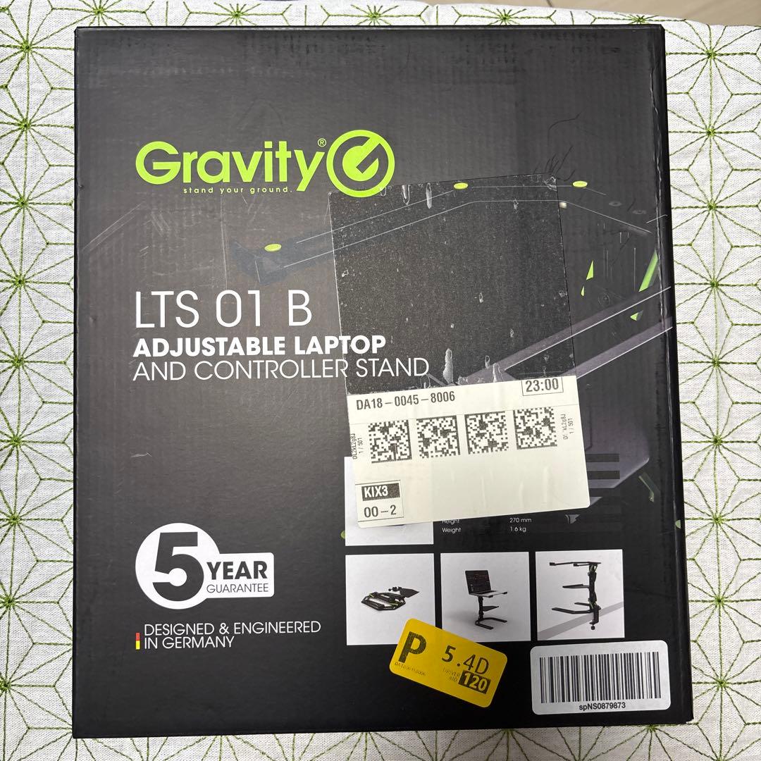 Gravity LTS 01 B 調整可能ラップトップスタンド