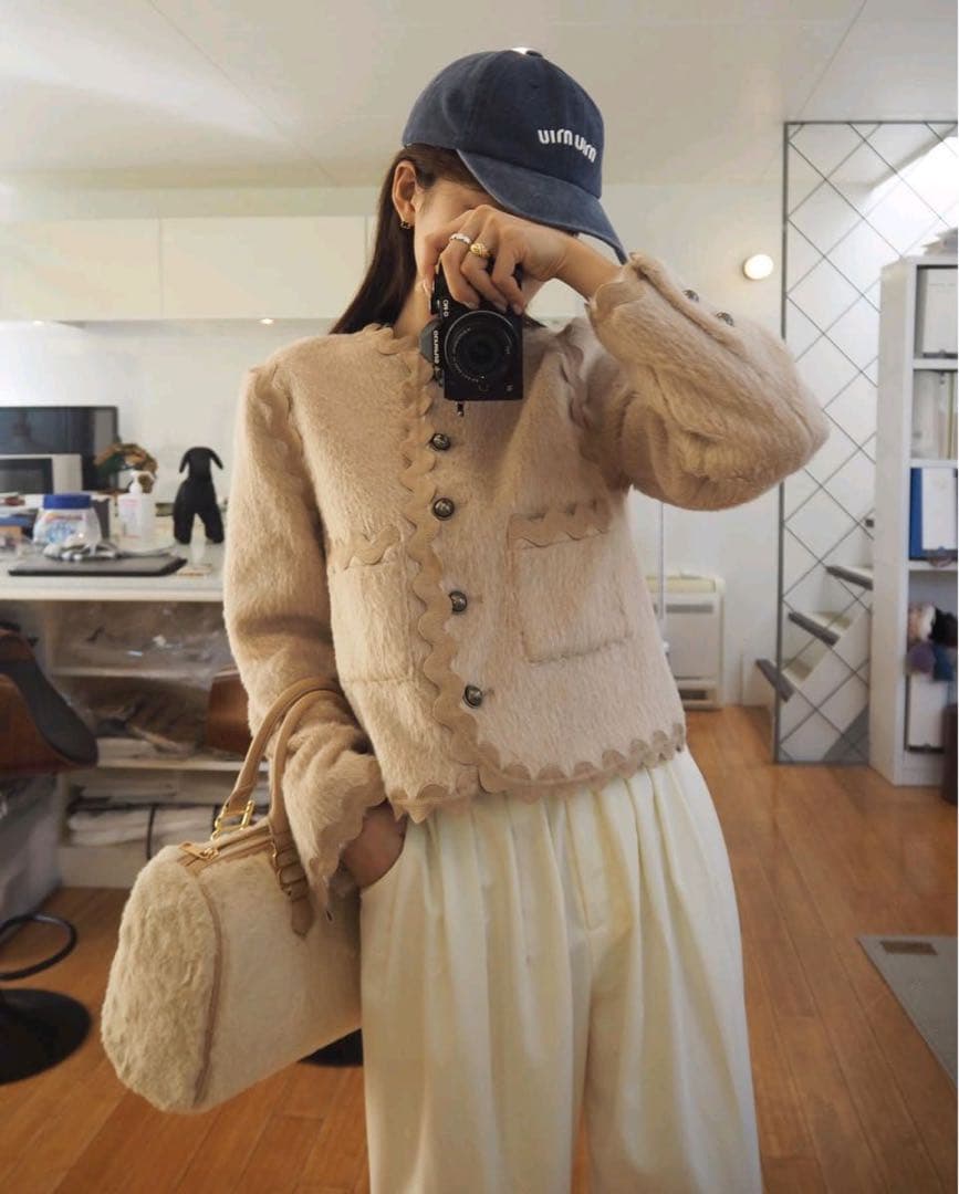ジャケット・アウター Bibiy. LUCIA FUR CARDIGAN
