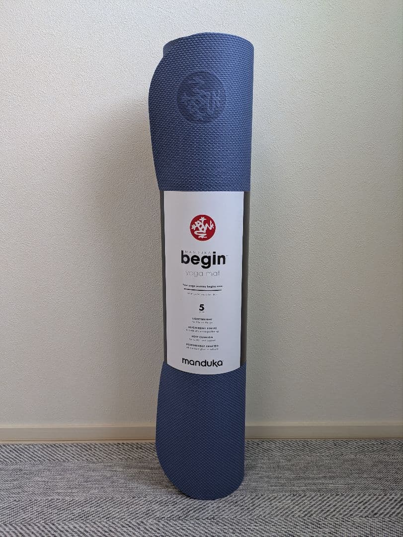 Manduka マンドゥカ ヨガマット 5mm BEGIN ムーンブラック