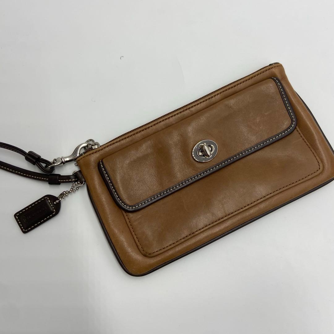 COACH コーチトートバッグ 5128 ブラウン 大容量 A4 レザー