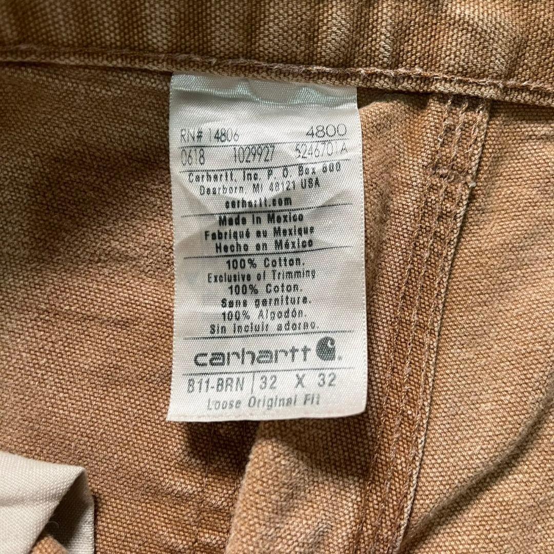 フェード 古着 Carhartt ペインターパンツ B11 00s ダックパンツ