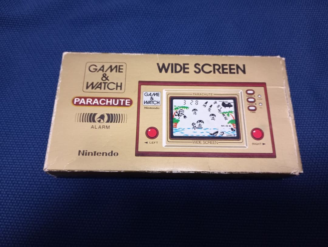 任天堂　ゲームウォッチ　パラシュート　箱説明書あり
