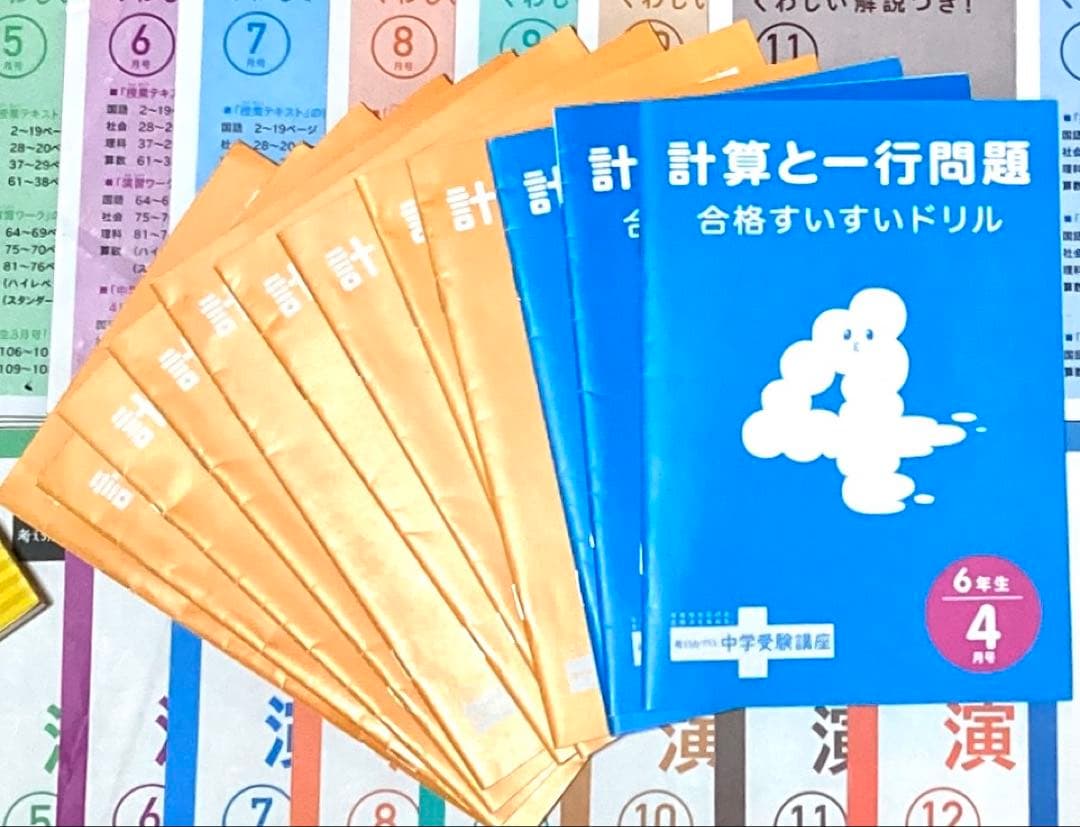 値下げ‼️進研ゼミ ベネッセ　中学受験講座 考える力プラス 小5中心 中学校受験