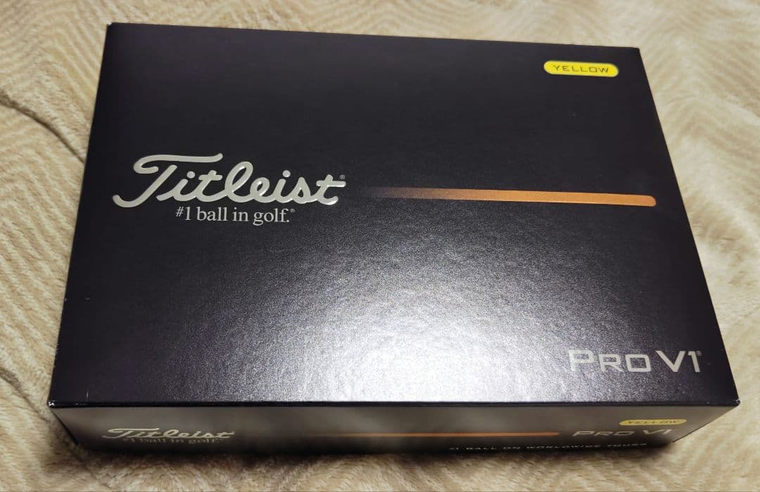 タイトリスト pro V1 1ダース2025 イエロー 新品