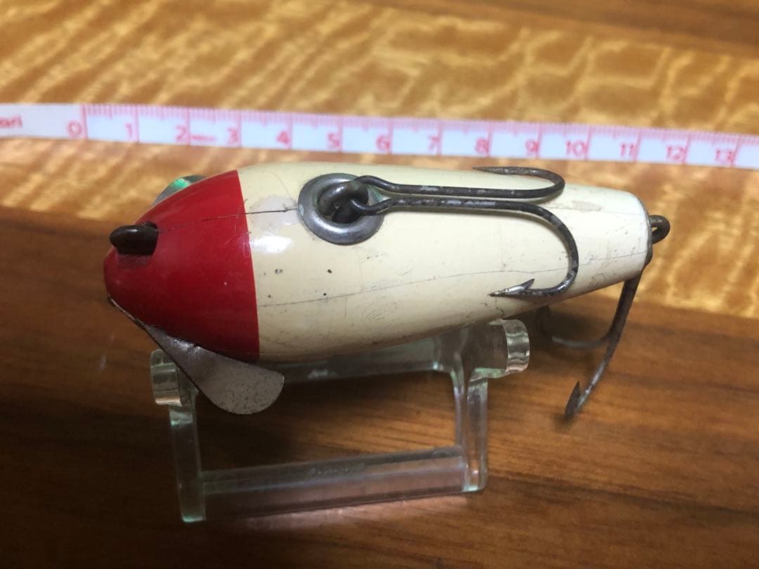 ロケット型 ルアートップウォーター レッドヘッド 18g 10cm ウィードレス