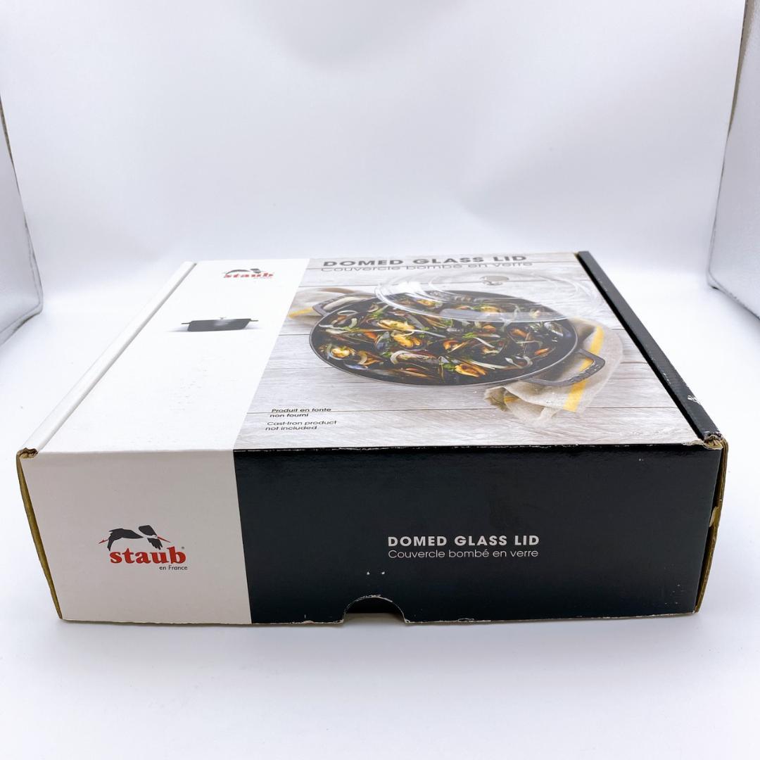staub ガラス蓋 26cm ドーム型 耐熱 ガラスリッド ストウブ