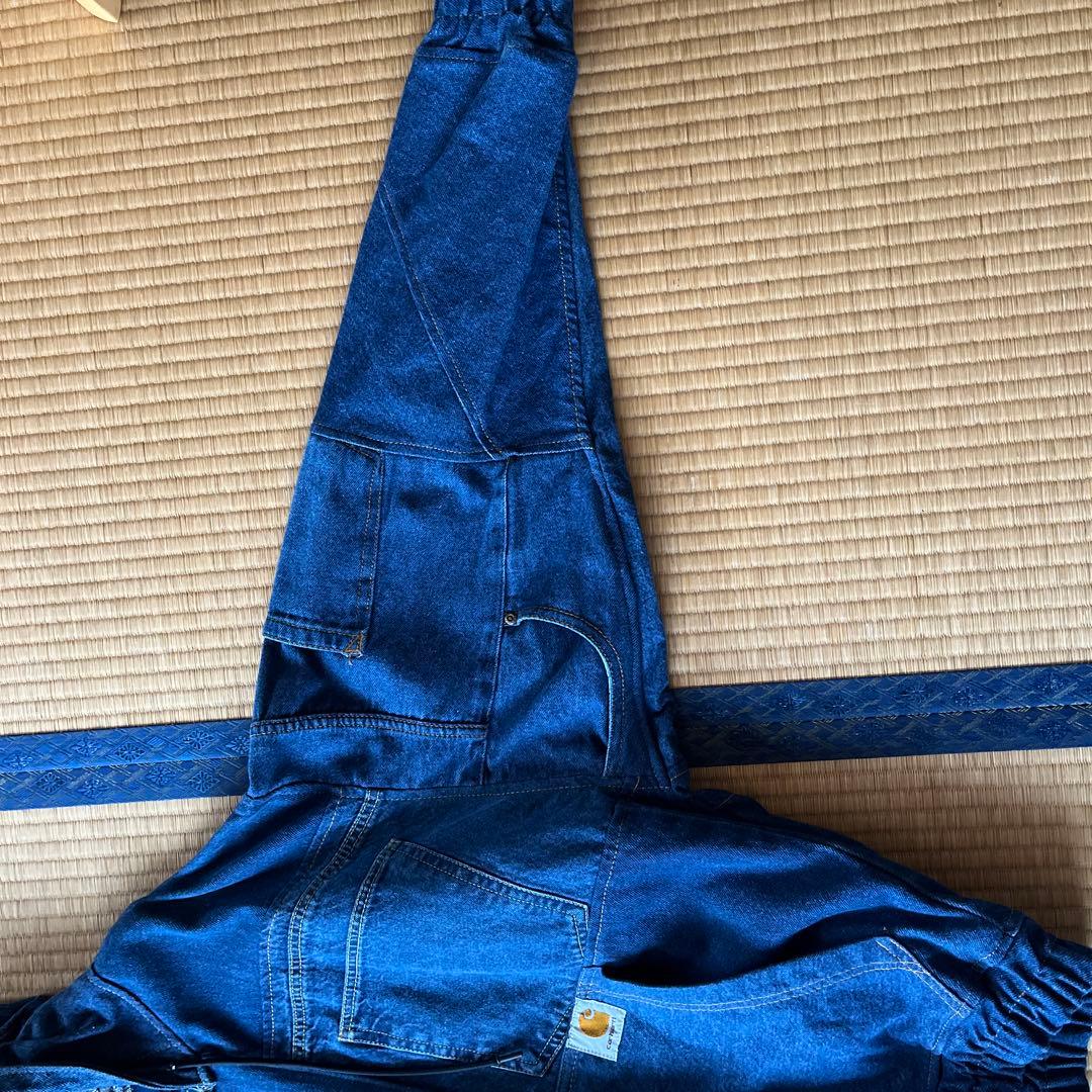 Carhartt フード付きデニムジャケット XLリメイク　アクティブジャケット