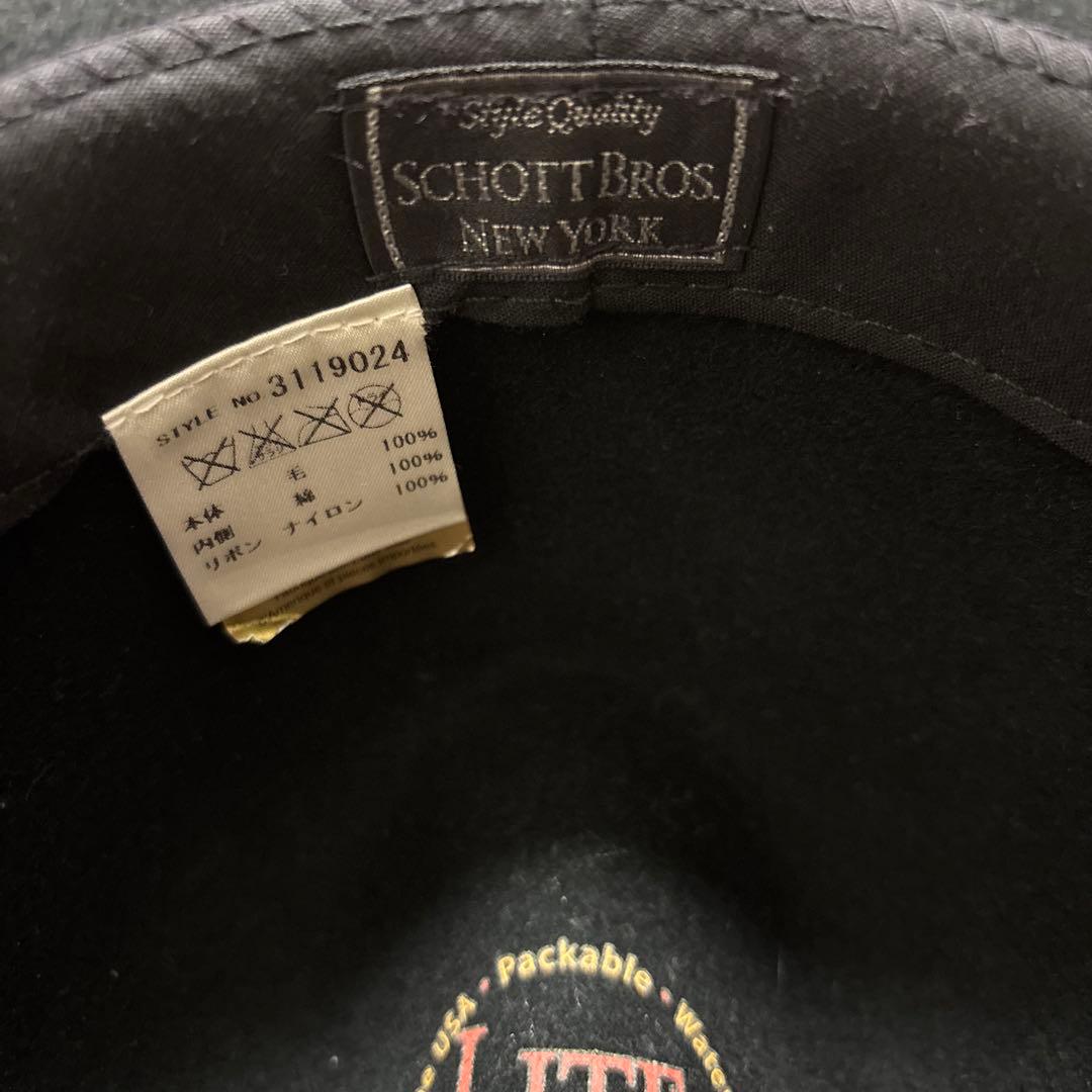 すけさん Schott×NEW YORK HATフェルトハット