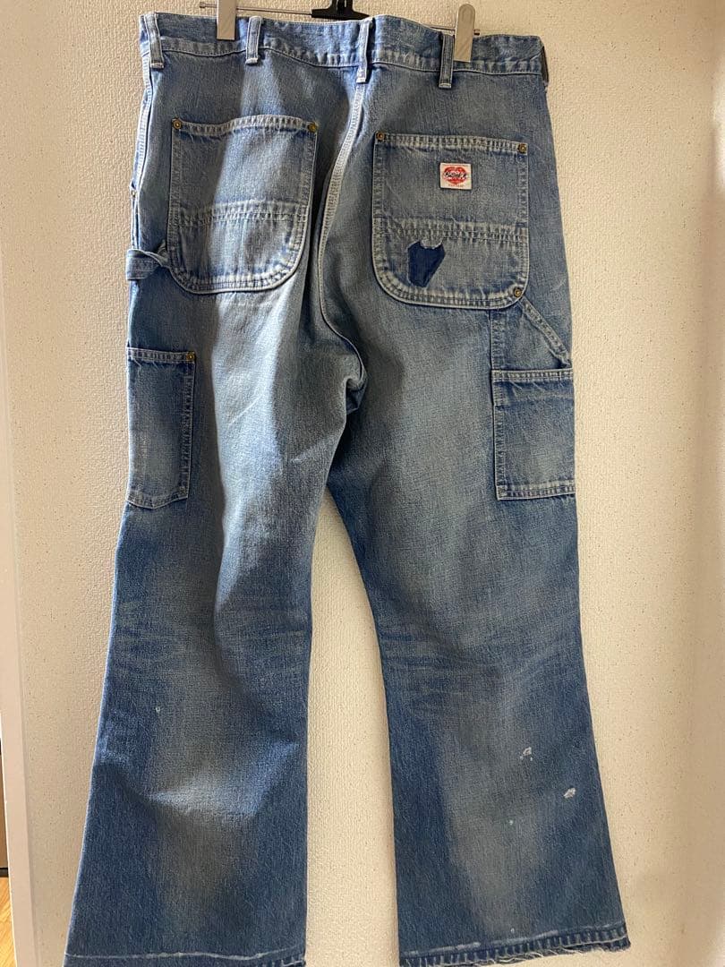 SAINT MXXXXXX セントマイケルダブルニーデニムパンツXL
