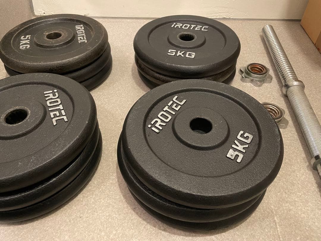 irotec ダンベル　63kg ① 超ロングシャフト