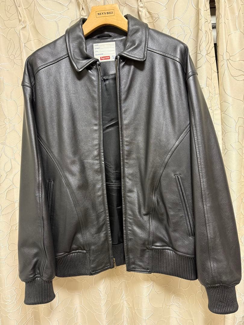 ジャケット・アウター Supreme Studded Arc Logo Leather Jacket